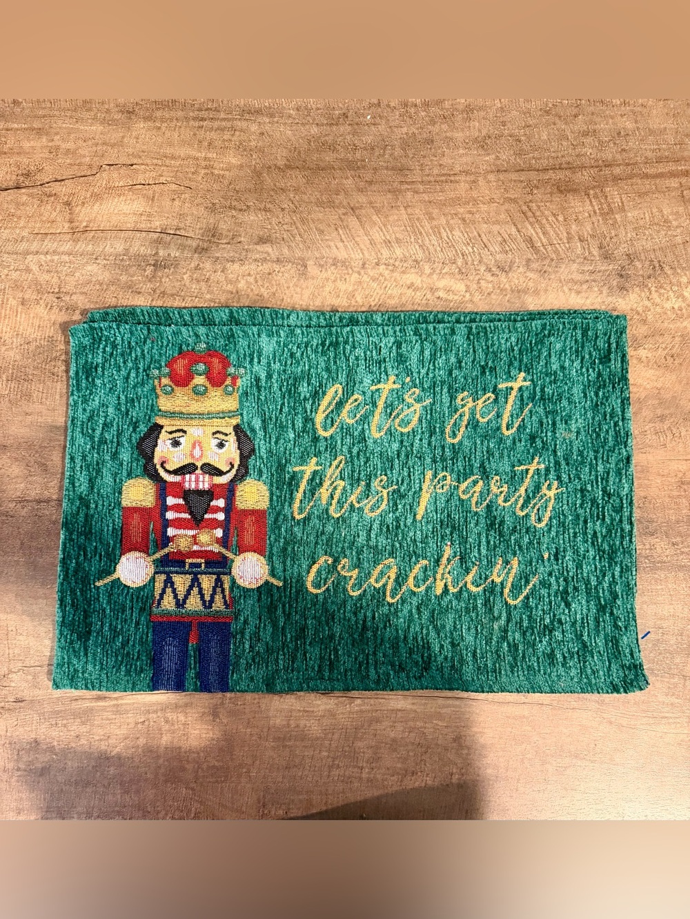 Set of 3 Christmas Nutcracker Placemats